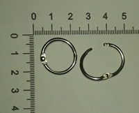 Кольцо для альбома, хром  20  мм, 1 шт