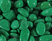 Грунт-галька декоративный зеленый, 100 гр