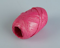 Рафия перламутровая, цвет розовый, 3,3*10 м, 1 шт