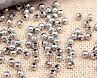 Бусины разделительные, нержавейка, 4 мм,  10 шт