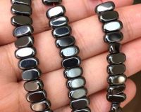 Бусины ГЕМАТИТ 4*2 мм, 25 шт