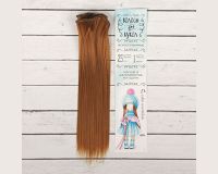 Волосы - тресс для кукол «Прямые» длина волос: 25 см, ширина:100 см,