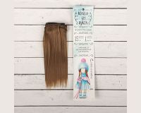 Волосы для кукол, длина 15 см, № 18Т, на трессе 90 см