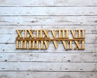 Набор цифр римских деревянных, 20 мм