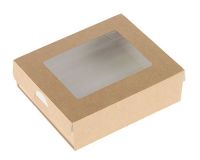 Коробочка с прозрачной вставкой, 10*8*3 см, 1 шт