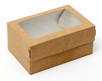 Коробочка с прозрачной вставкой, 15*10*7 см, 1 шт