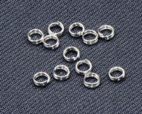 Колечки соединительные двойные, 5*0,5, цвет серебро, 10 шт