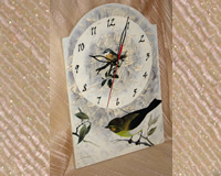 Часы настенные «Зимняя птица»